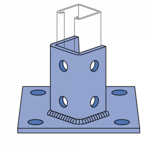 Unistrut P2072A Single High Base Plate