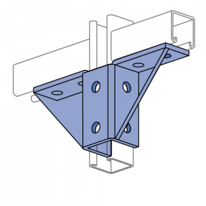 Unistrut P2348-S1 Single Delta Base Plate