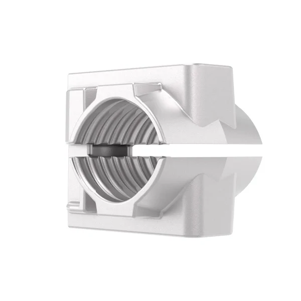 Single/Parallel Cable Cleat, Single-Bolt, Aluminium